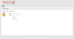Desktop Screenshot of client.webtag.in